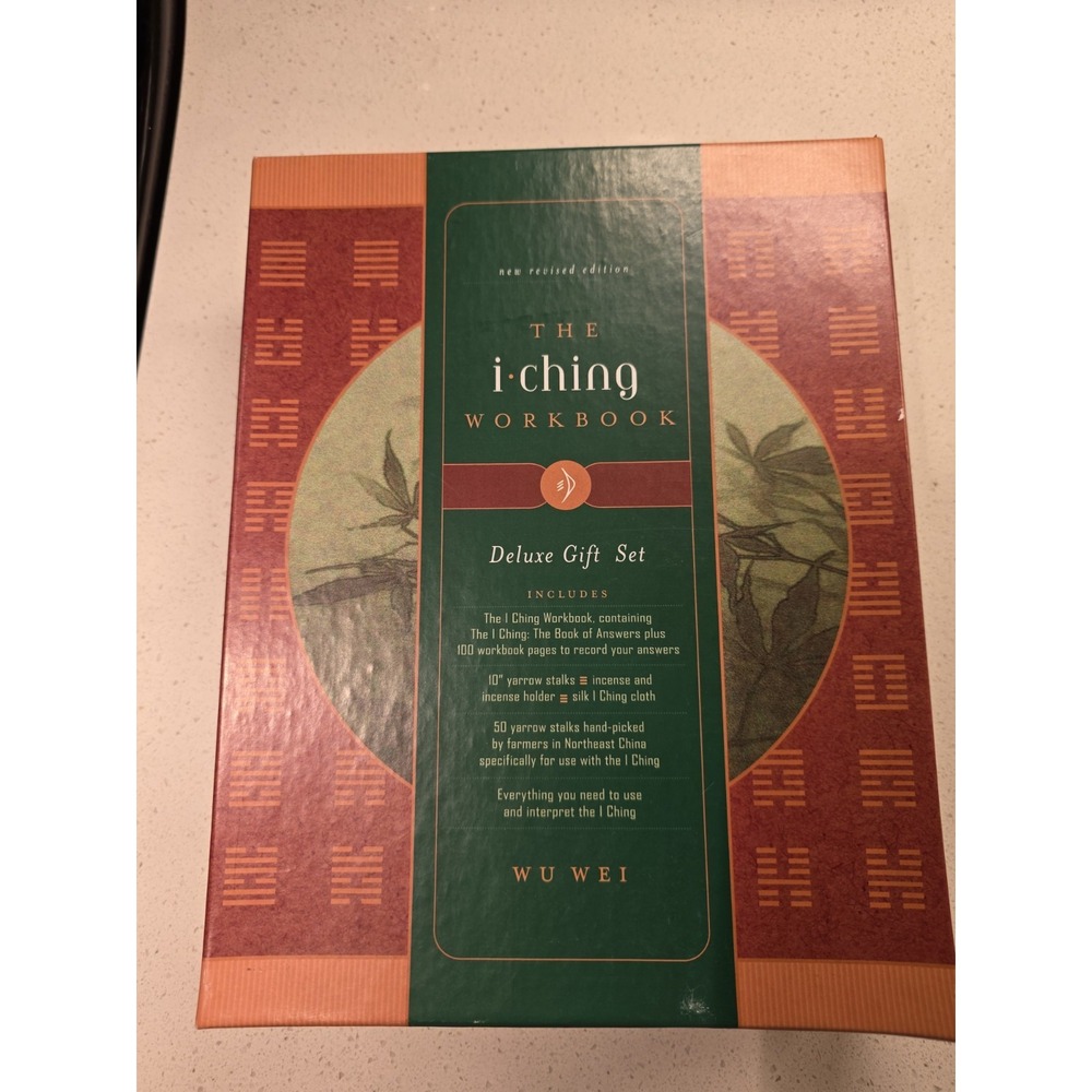 THE I CHING WORKBOOK GIFT SET By Wu Wei- Open Box